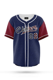 AOBS - NAVY RED BASEBALL JERSEY