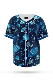 AOBS - DEEPSEA BLUE BASEBALL JERSEY