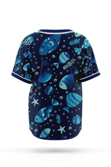 AOBS - DEEPSEA BLUE BASEBALL JERSEY