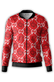 AOBJ - GCCI RED BOMBER JACKET