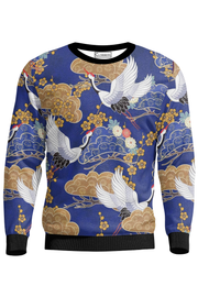 AOSS - Blue Floral Bird Sweatshirt