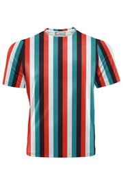 AOUT - RED AND BLUE STRIPES TSHIRT